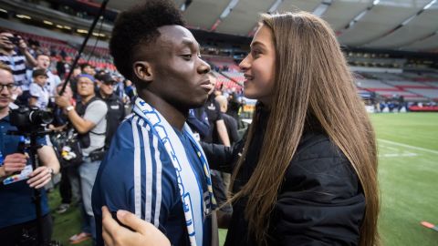 In December 2020, Davies and his girlfriend, Paris Saint-Germain forward Jordyn Huitema, revealed they had received racist abuse on social media.