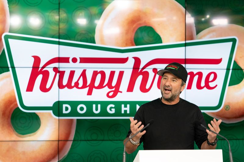 Krispy Kreme shares pop in its second public debut | CNN Business