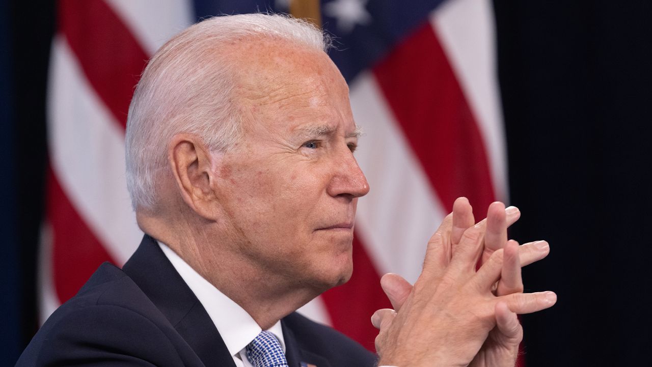 U.S. President Joe Biden speaks during an event with governors of western states and members of his cabinet June 30, 2021 in Washington, DC. Biden addressed the combination of drought, heat and wildfires currently impacting the western portion of the U.S. during his remarks. (Photo by Win McNamee/Getty Images)