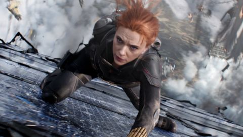Scarlett Johansson stars in "Black Widow."