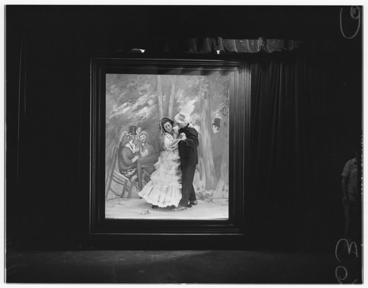 The Pageant of the Masters held in July 1951. The event has taken place nearly every year since 1933.