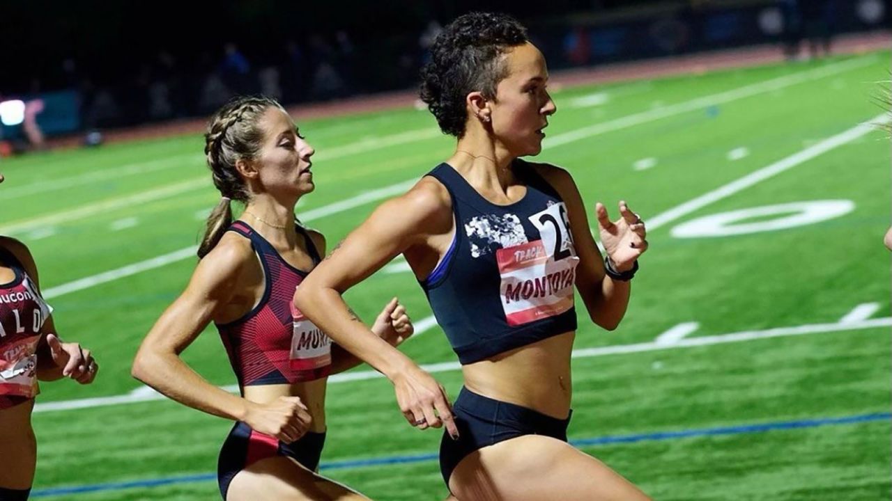 Maggie Montoya told CNN she loves running because it's "something that took my mind off things for the moment."