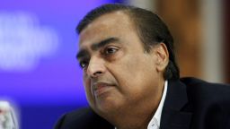 Managing Director of Reliance Industries, Mukesh Ambani during the launch of Centre for the Fourth Industrial Revolution in India in New Delhi on October 11, 2018.