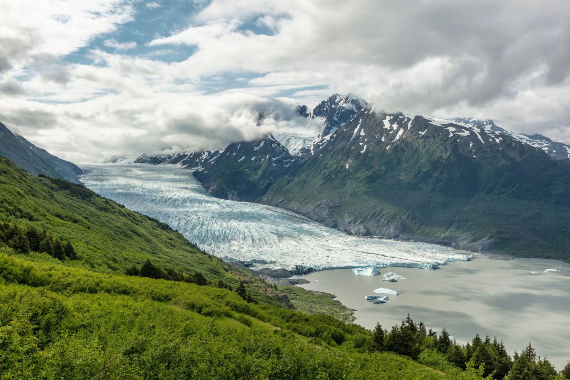 A cool sight: Spencer Glacier in Chugach National Forest.