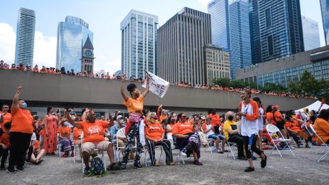 Many cities scrapped Canada Day events this year amid the scandal over the treatment of indigenous children.