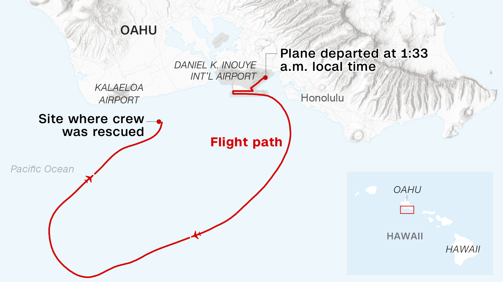 A Boeing 737 cargo plane makes emergency landing in the water near