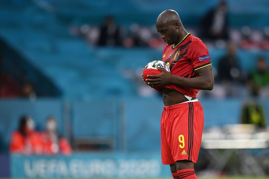 Romelu Lukaku halved the deficit for Belgium, but it wasn't enough.