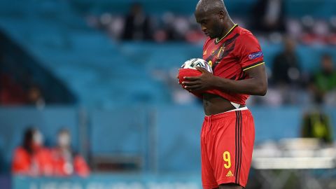 Romelu Lukaku halved the deficit for Belgium, but it wasn't enough.