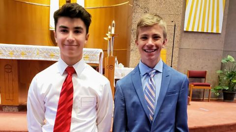 Dominic Viet, left, and Joseph Diener.