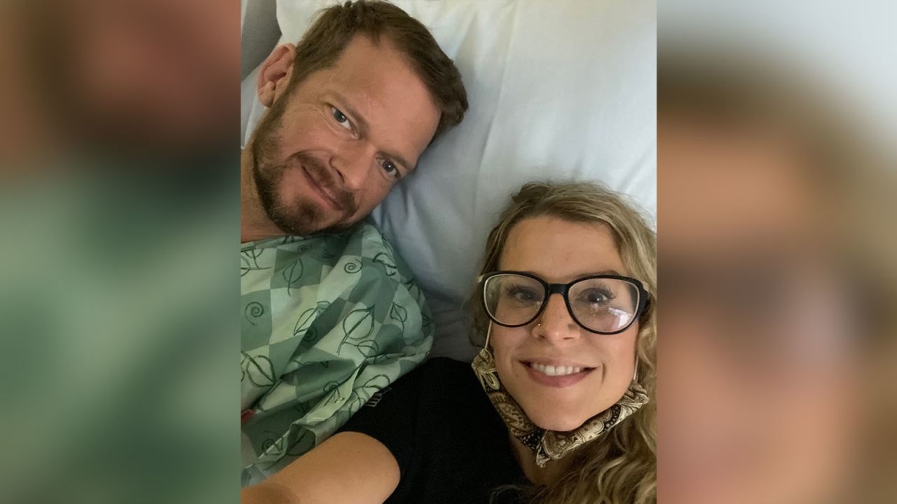 Lance and Susan Ellis after the surgery.