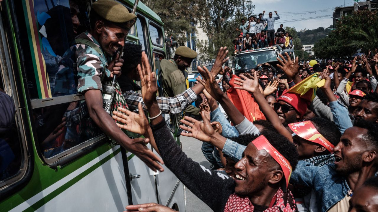 Rebel fighters in Ethiopia's war-hit Tigray seized control of more territory on June 29, 2021, one day after retaking the local capital and vowing to drive all "enemies" out of the region. (Photo by YASUYOSHI CHIBA/AFP via Getty Images)