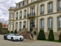 Bugatti Chiron at Bugatti's headquarters in France