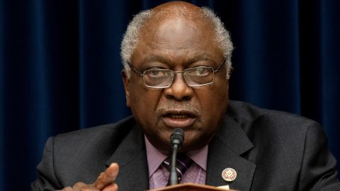 Rep. James Clyburn speaks during a House hearing in the Rayburn House Office Building on Capitol Hill on May 19, 2021 in Washington DC. 