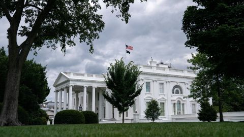 The White House is seen on July 3, 2021, in Washington, DC.