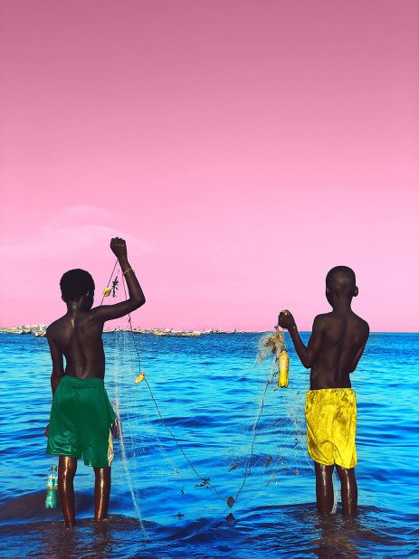 This image, called "The Wait," is part of a series Gyasi produced for his non-profit, BoxedKids, which helps fund education for children in Jamestown, Accra -- one of the city's poorest districts.