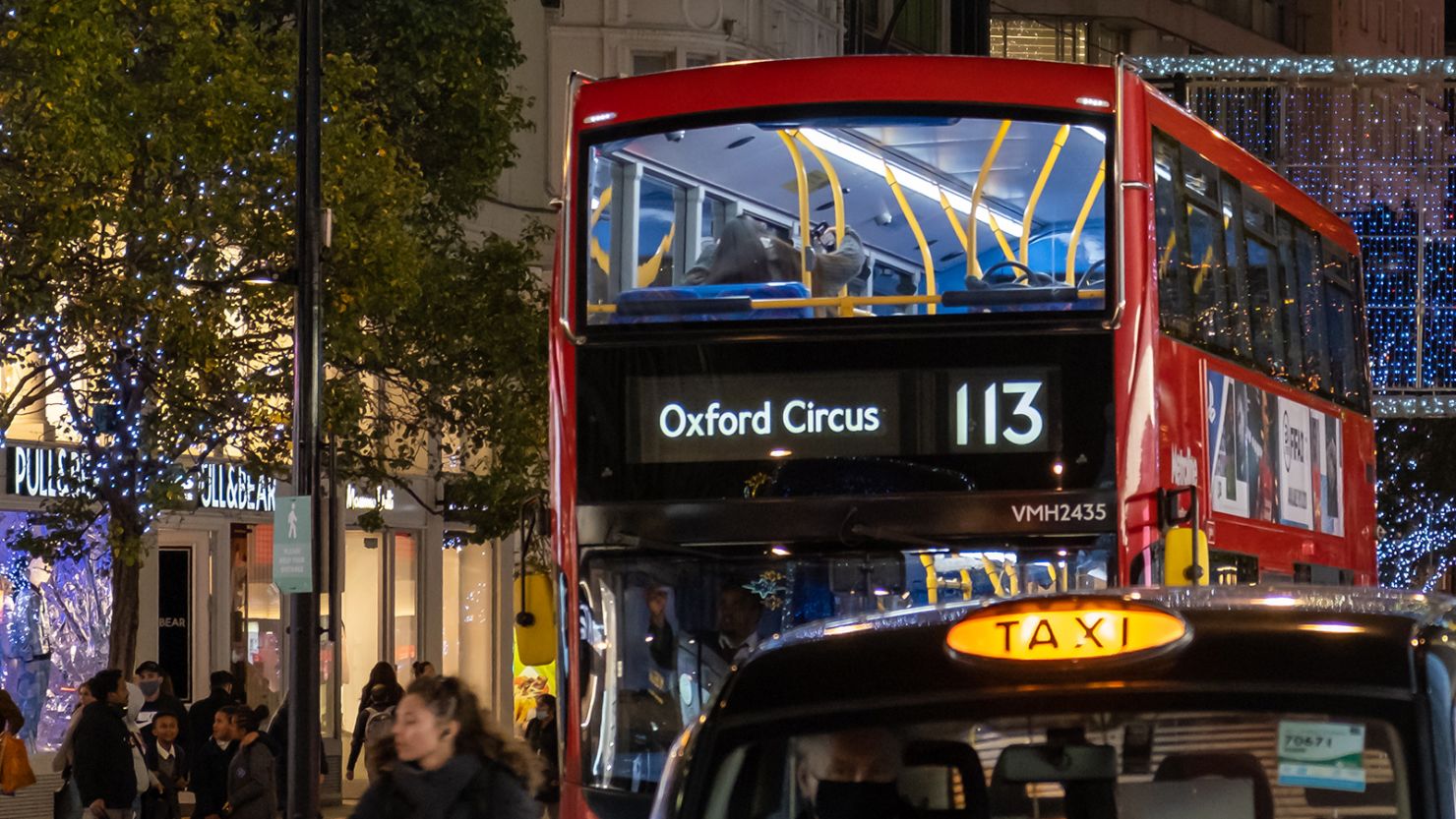 One of the incidents took place on a bus near Oxford Circus in central London.