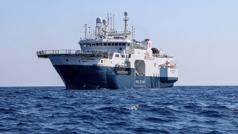 The MSF rescue ship "Geo Barents," has been detained by Italian authorities. 