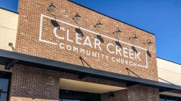 The sign at Clear Creek Community Church's Clear Lake Campus is seen in an image from their Facebook page