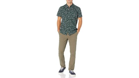Goodthreads Standard-Fit Short-Sleeve Printed Poplin Shirt