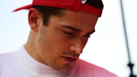 Charles Leclerc prepares to drive on the grid ahead of the Styria Grand Prix at Red Bull Ring on June 27, 2021 in Spielberg, Austria.