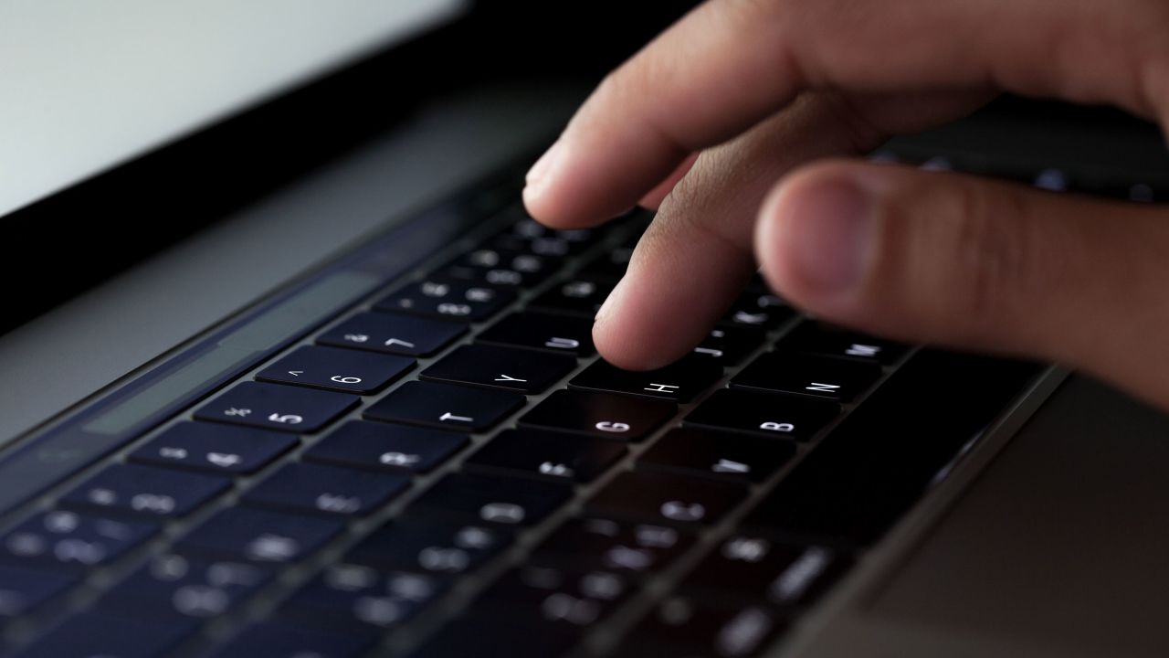 02 laptop keyboard STOCK