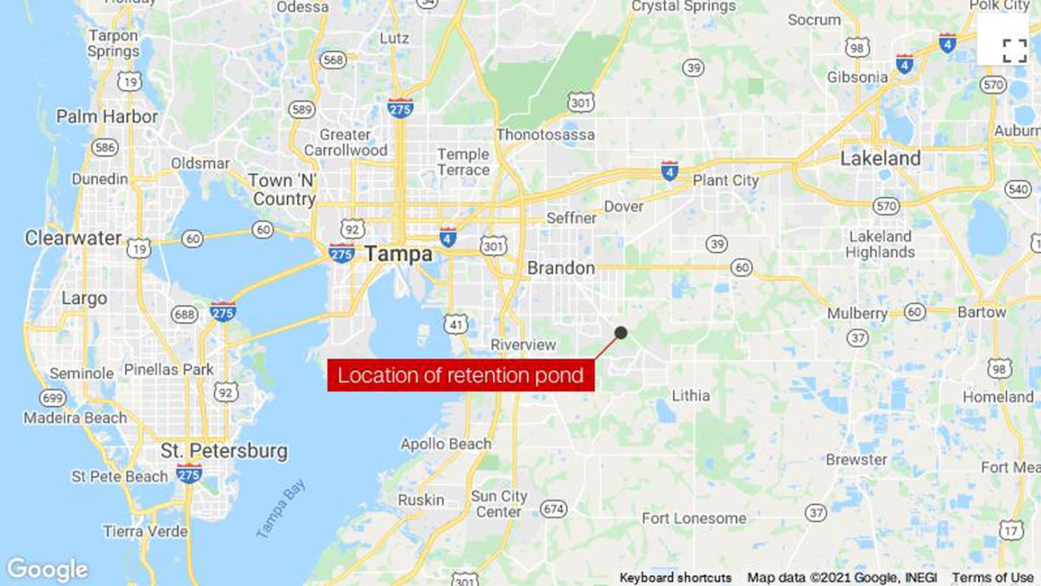 MAP Florida woman dead retention pond