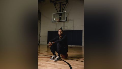 WNBA Champion Jewell Loyd at The Warehouse outside of Chicago on Feb. 21, 2021. Loyd is looking to turn the gym into a place of "acceptance and excellence." 