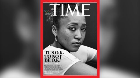 Naomi Osaka talks about mental health in newly released TIME issue.