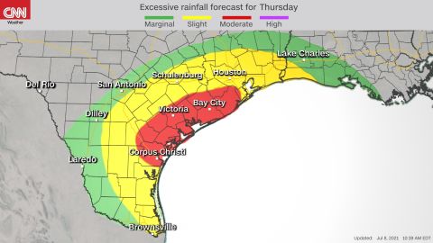 flooding threat texas risk map 070821