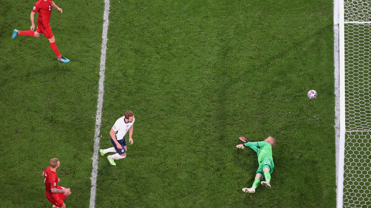 Kane's extra-time winner gave England a 2-1 win in its Euro 2020 semifinal over Denmark.