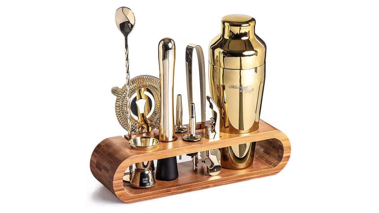 Mixology Bartender Kit: 10-Piece Bar Tool Set