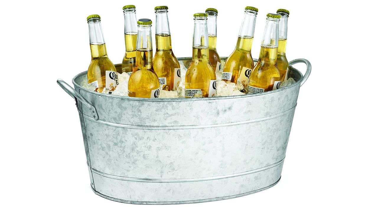 Tablecraft Galvanized Oval Beverage Tub
