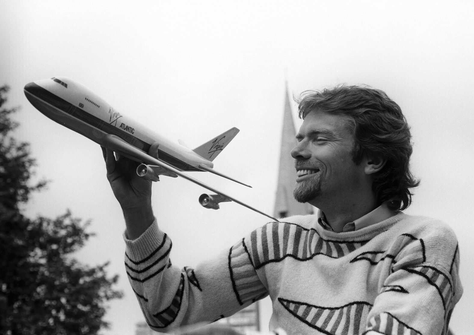 In 1984. Branson formed the airline Virgin Atlantic. He got the idea after becoming stranded in Puerto Rico when his flight to the British Virgin Islands was canceled because of a lack of passengers. He chartered a private plane and sold tickets aboard the flight to other stranded travelers.