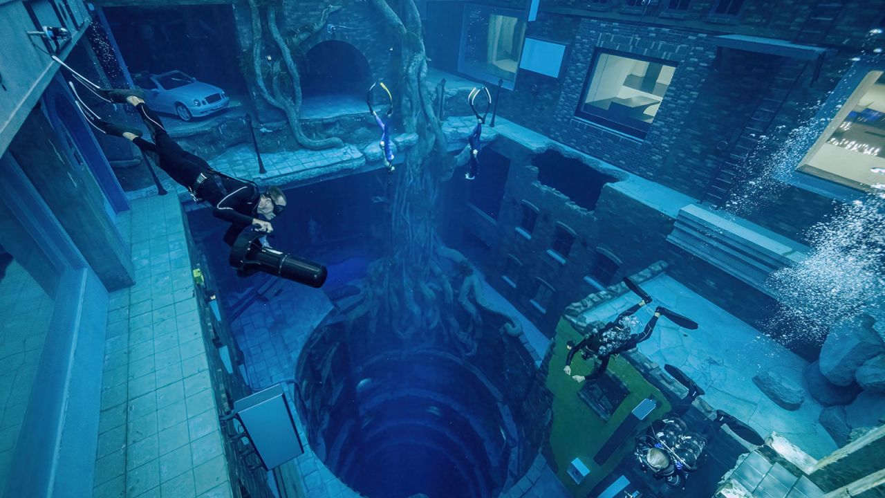 <strong>Deep water:</strong> The world's deepest dive pool has just opened at Deep Dive Dubai. 