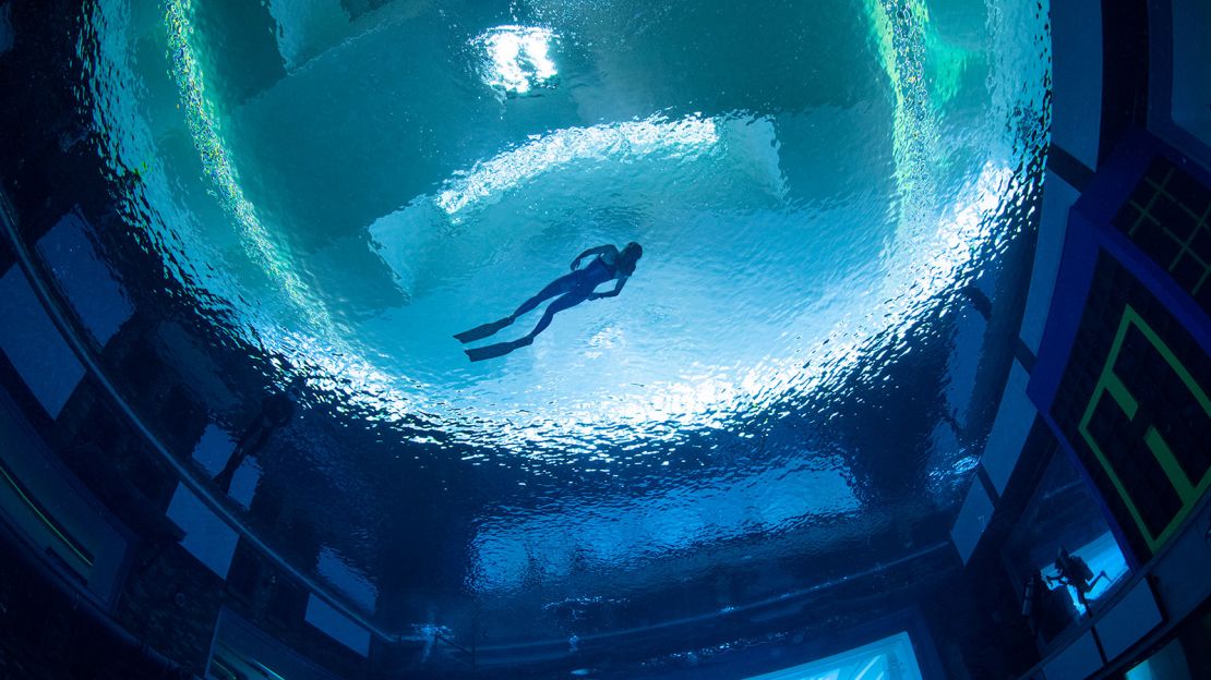 The facility offers both scuba and freediving. 