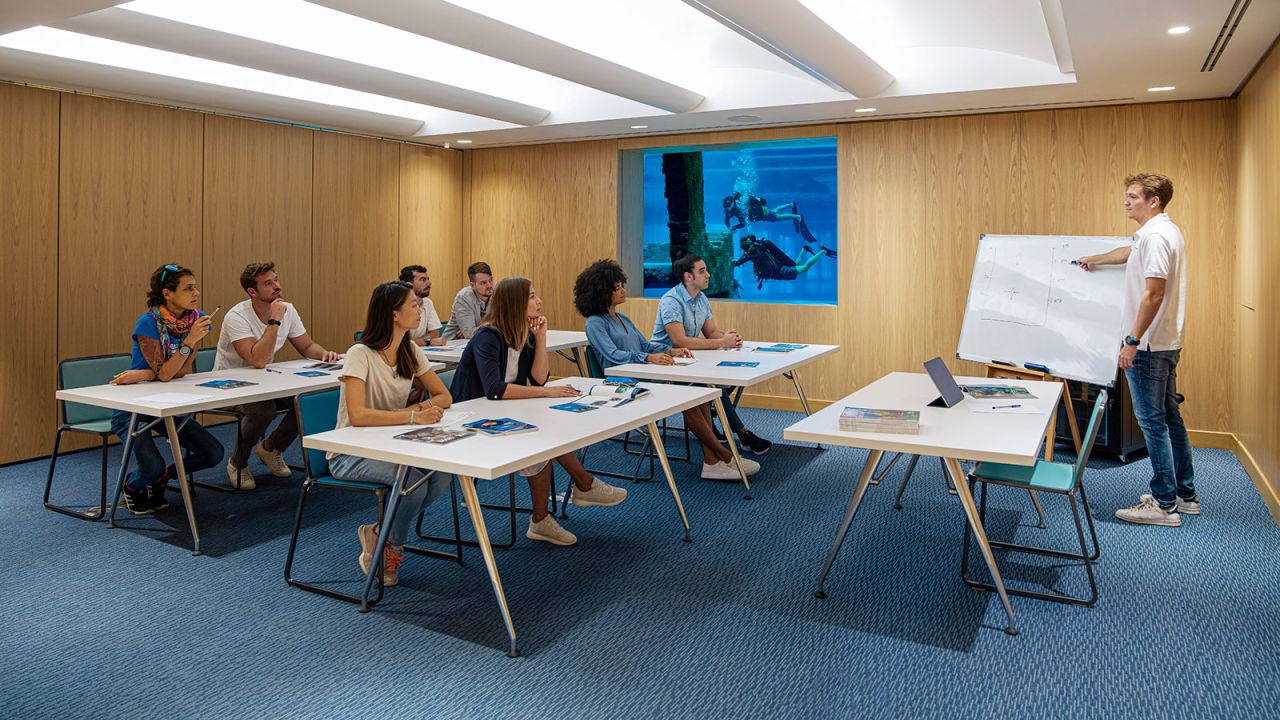 <strong>Training:</strong> Deep Dive Dubai offers courses for both diving beginners and certified divers.