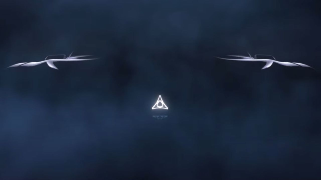 Dark, smoky images shown during the Stellantis presentation showed a vehicle simlar to the Dodge Challenger with a lit up 1960s-style Dodge logo.