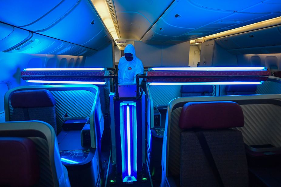 During the Covid-19 pandemic, cleaning bots have surged in popularity, used to disinfect public spaces from hospitals to aircraft interiors, like this one, developed by LATAM Airlines. The autonomous robots use UV-C light to kill 99.9% of viruses and bacteria, which is combined with standard hygiene procedures for extra safety.