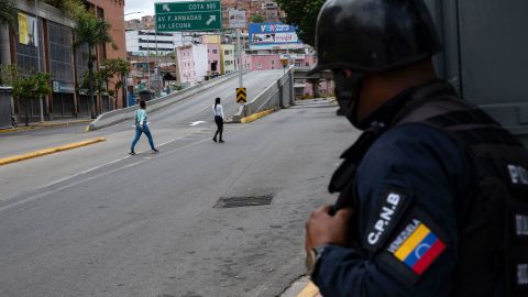 Major roads have been closed due to the violence, but residents remain.
