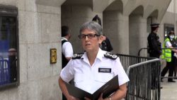 London Metropolitan Police commissioner Cressida Dick speaks on Sarah Everard case