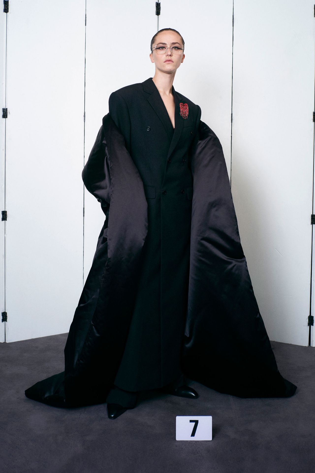Ella Emhoff made her Paris Fashion Week debut at Balenciaga. 