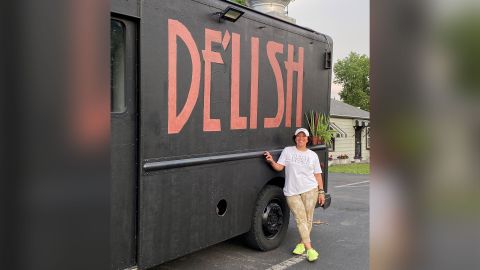 Jasmine Brown, owner of De'Lish food truck