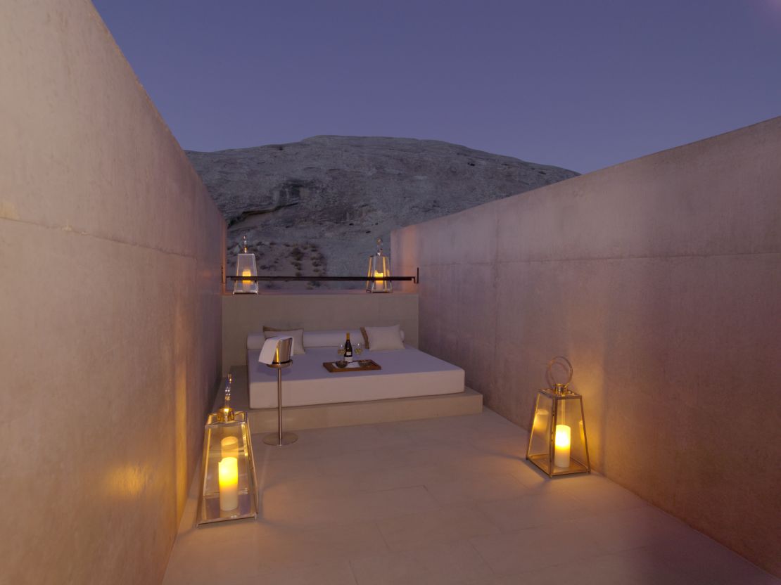 Privacy and luxurious surroundings come with your outdoors sleep at Amangiri.