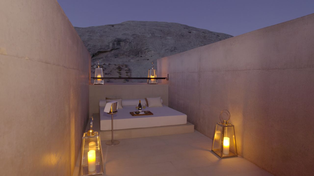 Privacy and luxurious surroundings come with your outdoors sleep at Amangiri.