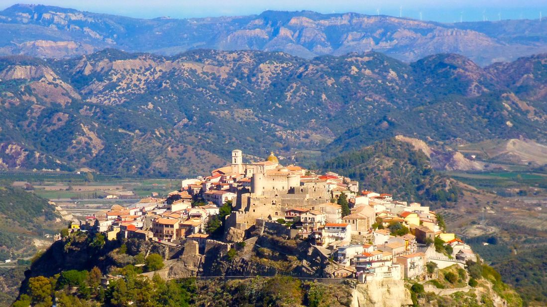 <strong>Santa Severina:</strong> A network of villages in the southern Italian region of Calabria wants to pay people up to $33,000 to move there. Among them is Santa Severina, perched atop a hill. 