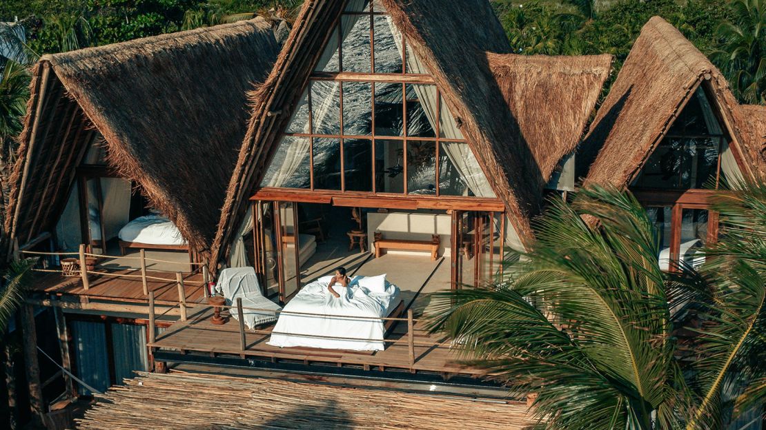 You can sleep indoors or outdoors with La Valise Tulum's Master Suite.