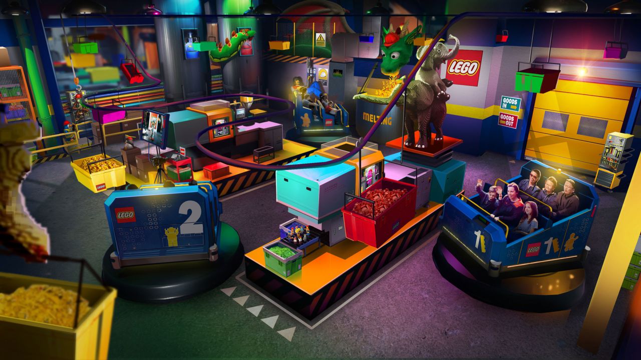 The Lego Factory Adventure puts you in the middle of construction.