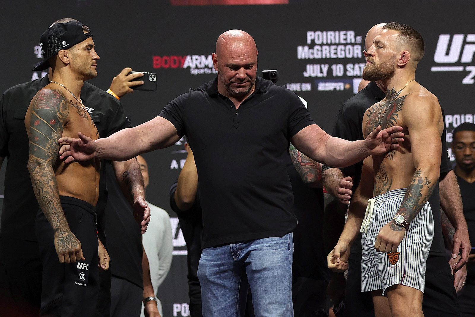 Dustin Poirier beats Conor McGregor with a TKO in UFC 264 after