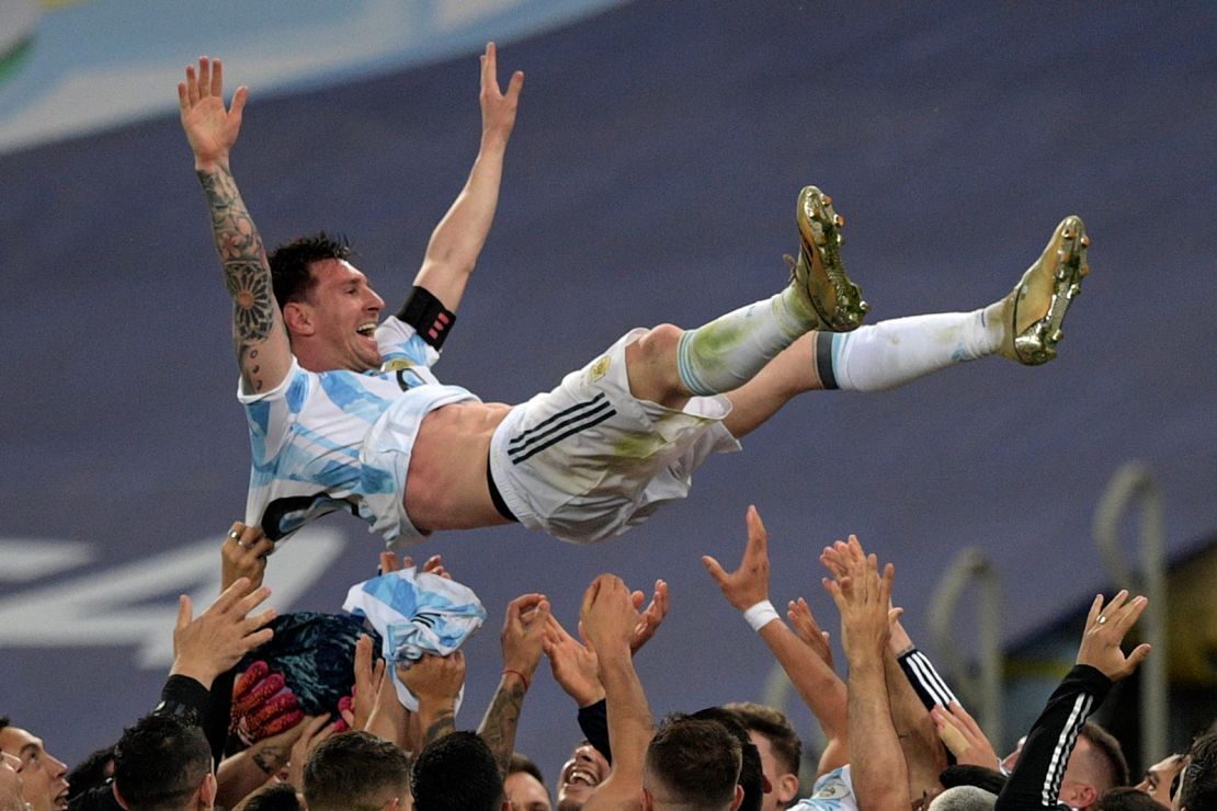 Argentina's win was a particular triumph for Barcelona striker Messi, who picked up his first ever title in a blue-and-white shirt after more than a decade of club and individual honors.