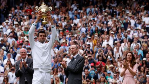Novak Djokovic is looking to defend the Wimbledon title he won in 2021.